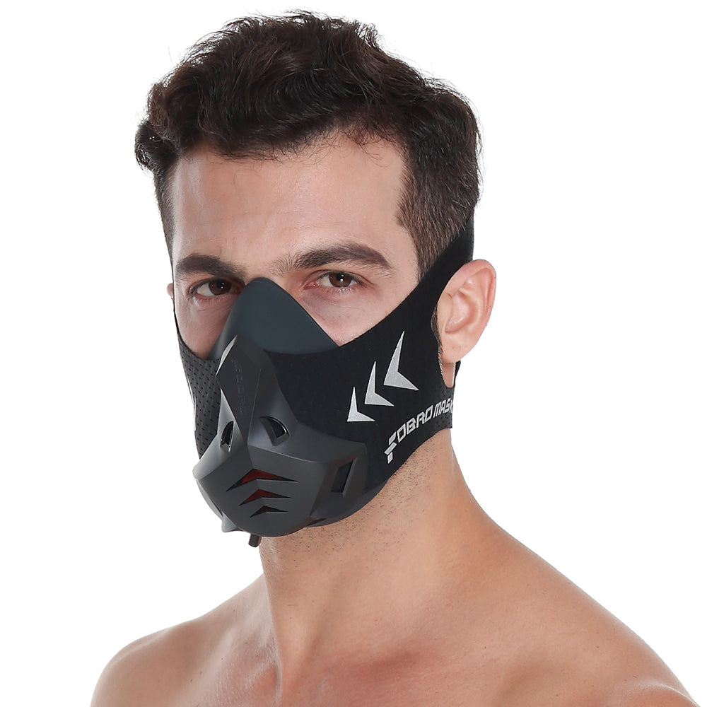 Premium Sports Mask for Running, Cycling, Gym & High Altitude Training – Cardio Workout Conditioning Mask, Air Filtration,