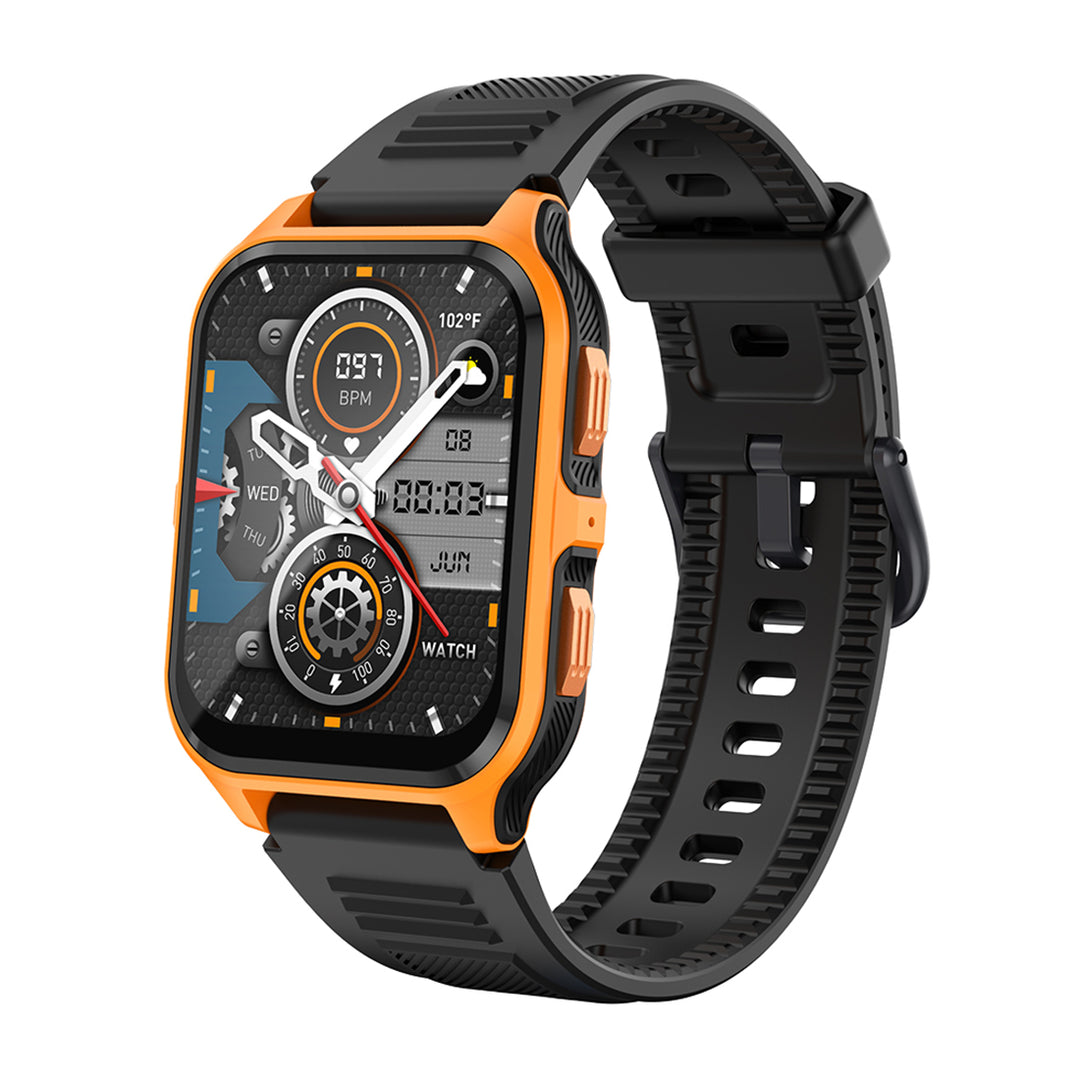 Premium Smartwatch for Men & Women, 1.96" AMOLED, Bluetooth Calling, 100+ Sport Modes, IP68 Waterproof, Health Monitoring,