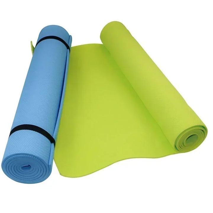 Premium 4MM Thick Yoga Mat – Non-Slip Exercise & Pilates Mat – EVA Material, Lightweight & Waterproof