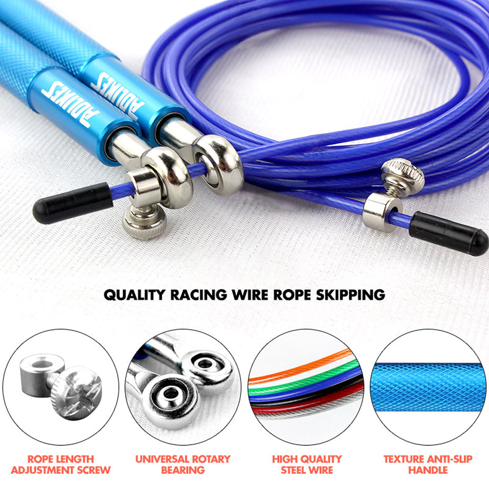 Premium Crossfit Jump Rope – Professional Speed Skipping Rope for MMA, Boxing, Fitness Training, Weight Loss, Adjustable PVC