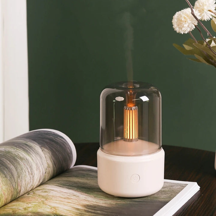 Premium Portable Mini Aroma Diffuser & USB Air Humidifier – Essential Oil Sprayer, Night Light, Cold Mist, 120ml Capacity, 