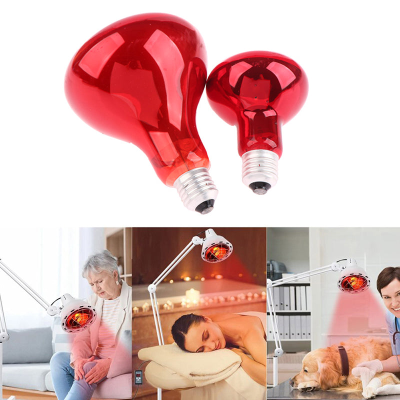 Premium Infrared Therapy Bulb 100W 150W for Deep Heat Pain Relief, Muscle Relaxation, Body Ache, Neck, Joint, and Arthritis