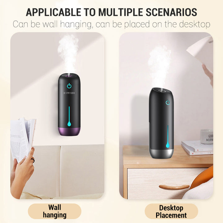 Premium Essential Oil Diffuser with 3 Modes, Wall-Mounted or Desktop, Room Air Freshener & Purifier for Home Fragrance