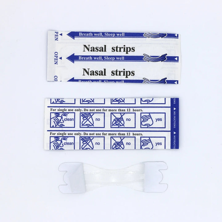 High Quality Anti-Snoring Nasal Strips - 50pcs Transparent Stop Snoring Aid, Better Nose Breath, Extra Strength Nasal Patch 